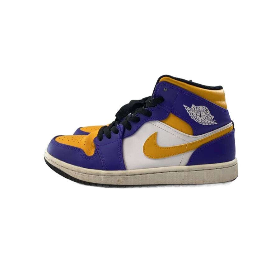 ナイキ エアジョーダン1 ミッド 25cm★インソール付き★新品未使用 NIKE◇AIR JORDAN 1 MID_エア ジョーダン ミッド/25cm/PUP : セカンド