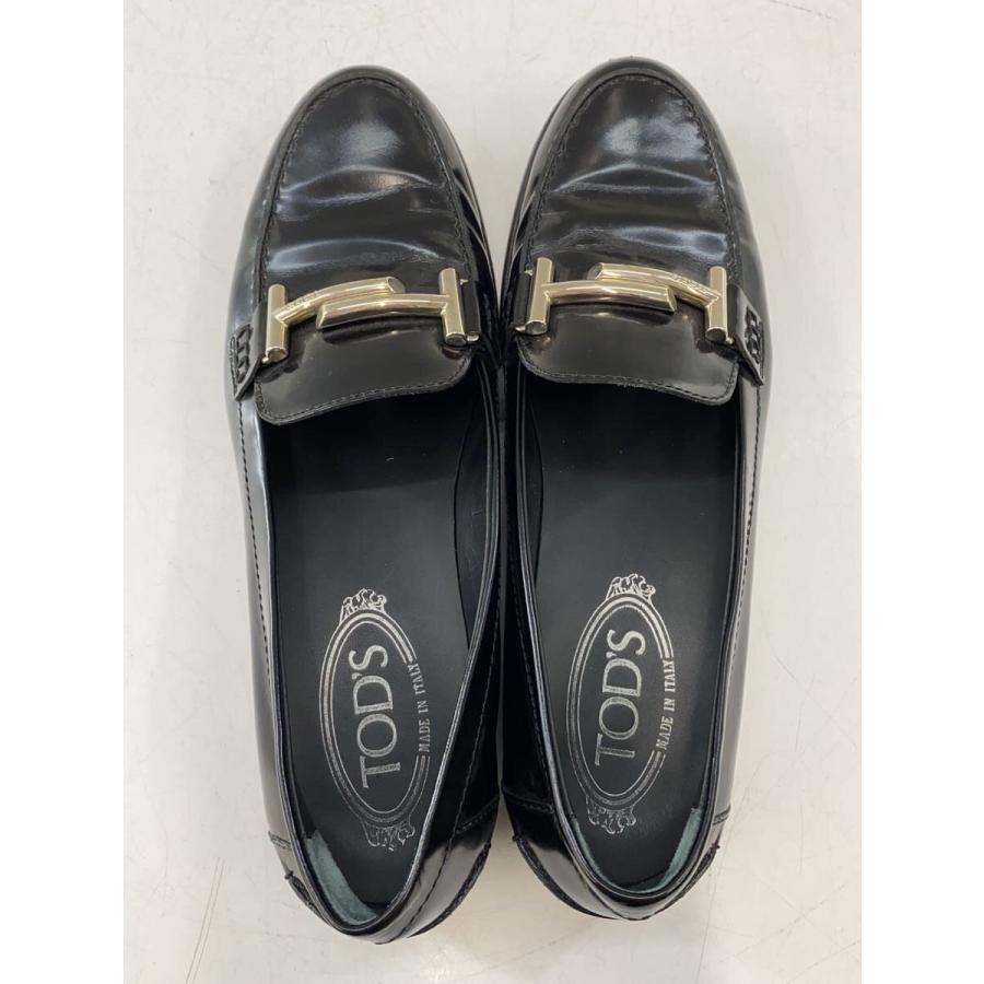 TOD'S◇ローファー/38/BLK/レザー : セカンドストリートYahoo!店