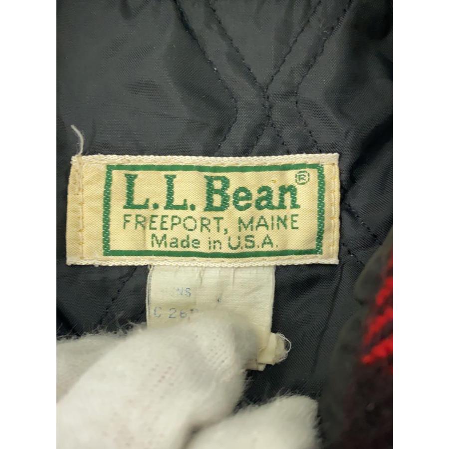 L.L.Bean◆ジャケット/--/ウール/RED/チェック/80-90s｜ssol-shopping｜03