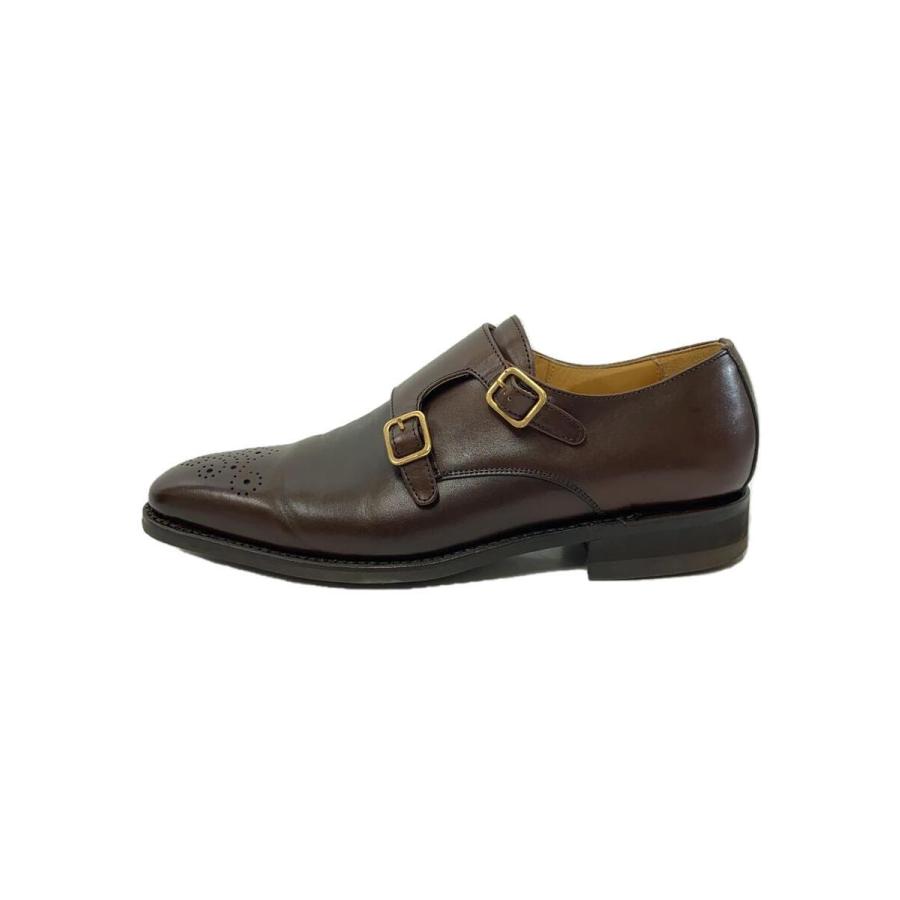 Berwick◇ダブルモンクストラップドレスシューズ/UK7/BRW/レザー Berwick◇ダブルモンクストラップドレスシューズ/UK7/BRW/レザー