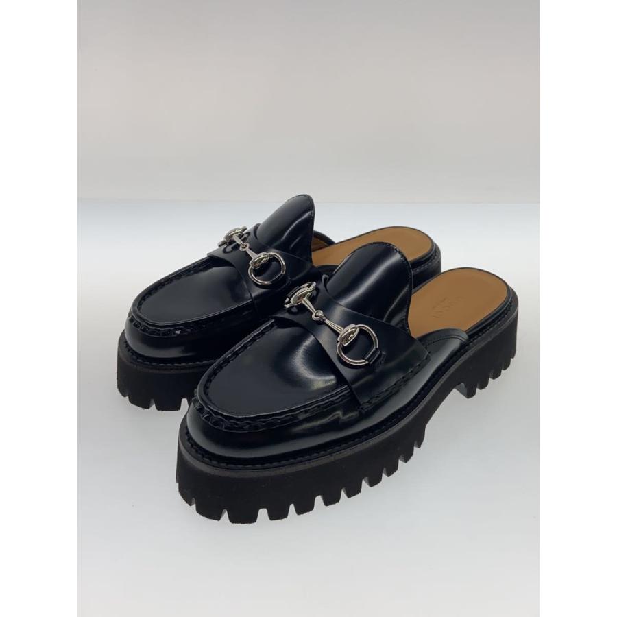 GUCCI ビットローファー　ミュール　37 GUCCI◇WMNS 1955 Horsebit Mule/ホースビットローファーミュール