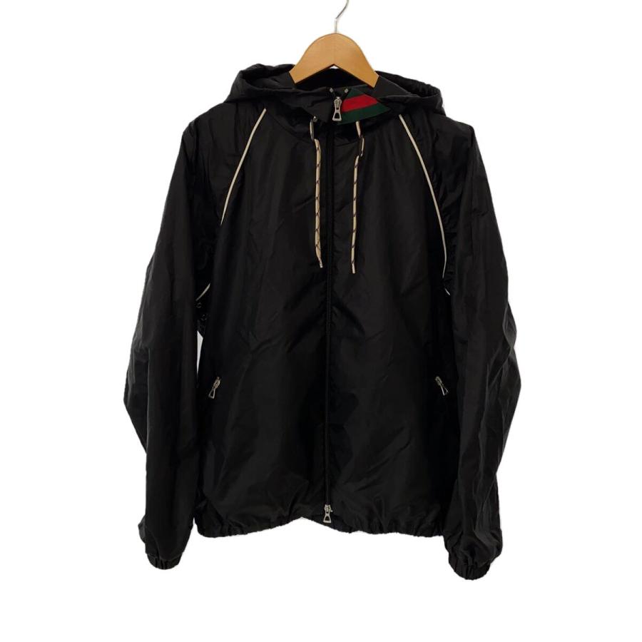 GUCCI◆ナイロンジャケット/46/ナイロン/BLK/692937 Z8A1Q
