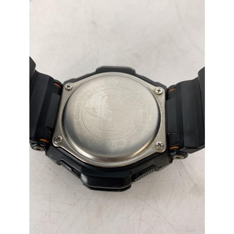 CASIO◇クォーツ腕時計/アナログ/ラバー/BLK/GW-4000 : セカンド