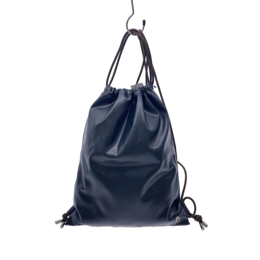 EDIT.FOR LULU/×skin/ヴィーガンレザーナップサック/バッグ/レザー/BLK