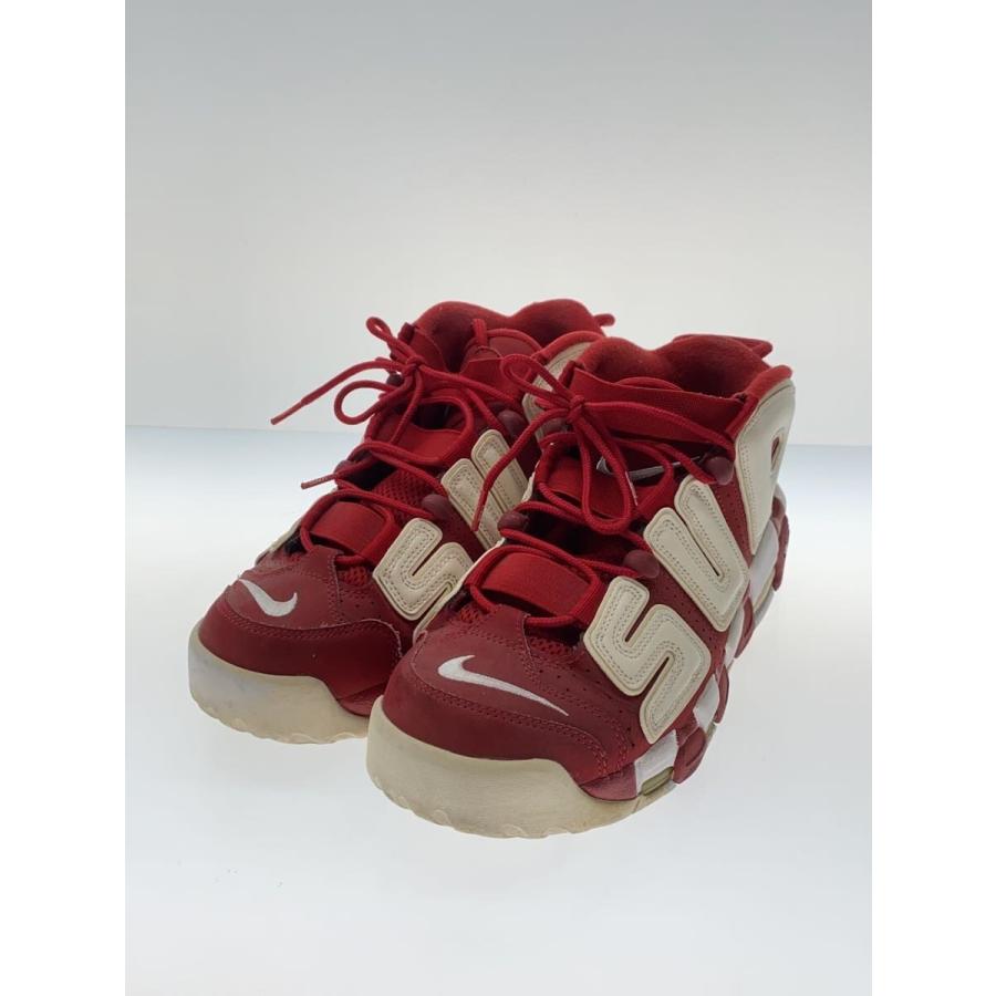 NIKE◇AIR MORE UPTEMPO/エアモアアップテンポ/レッド/902290-600/26.5