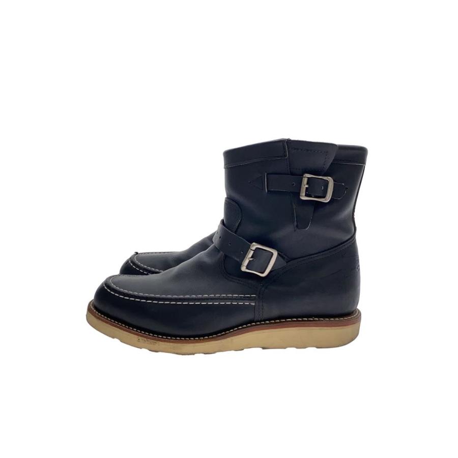 CHIPPEWA◇7inch HIGHLANDER BOOTS/エンジニアブーツ/US9.5/BLK  display picture 3