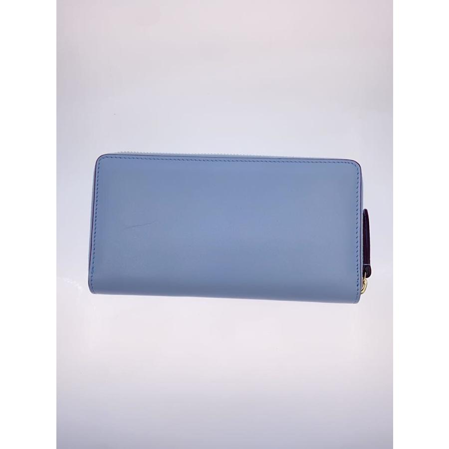 GUCCI◇25AW/×ヒグチユウコ/グッチキャットラウンドジップ長財布/BLU 