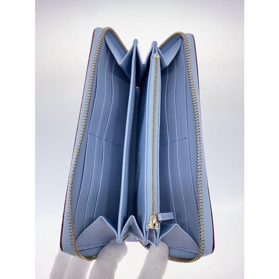 GUCCI◇25AW/×ヒグチユウコ/グッチキャットラウンドジップ長財布/BLU 