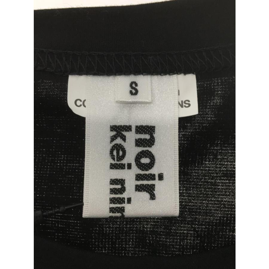 noir kei ninomiya◆７分袖カットソー/S/コットン/BLK/3C-T001｜ssol-shopping｜03