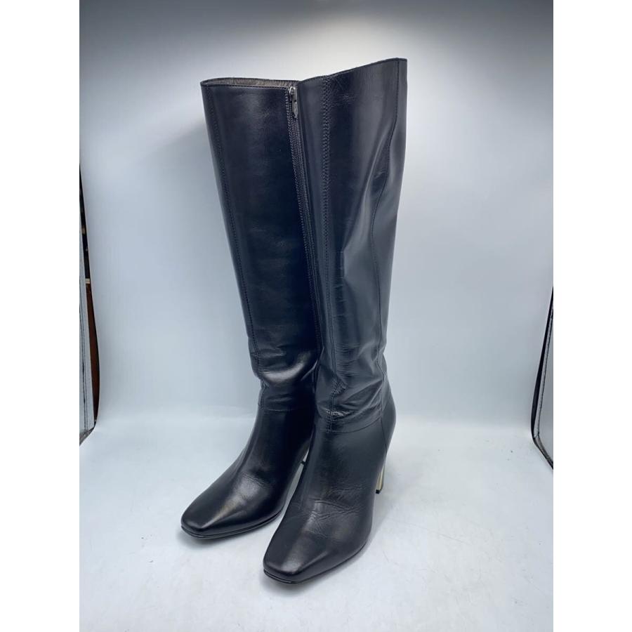 KAMBELL 銀座かねまつ　ニーハイブーツ24cm 黒 ロングブーツ KAMBELL様専用 銀座かねまつ ニーハイブーツ24cm 黒 ロング