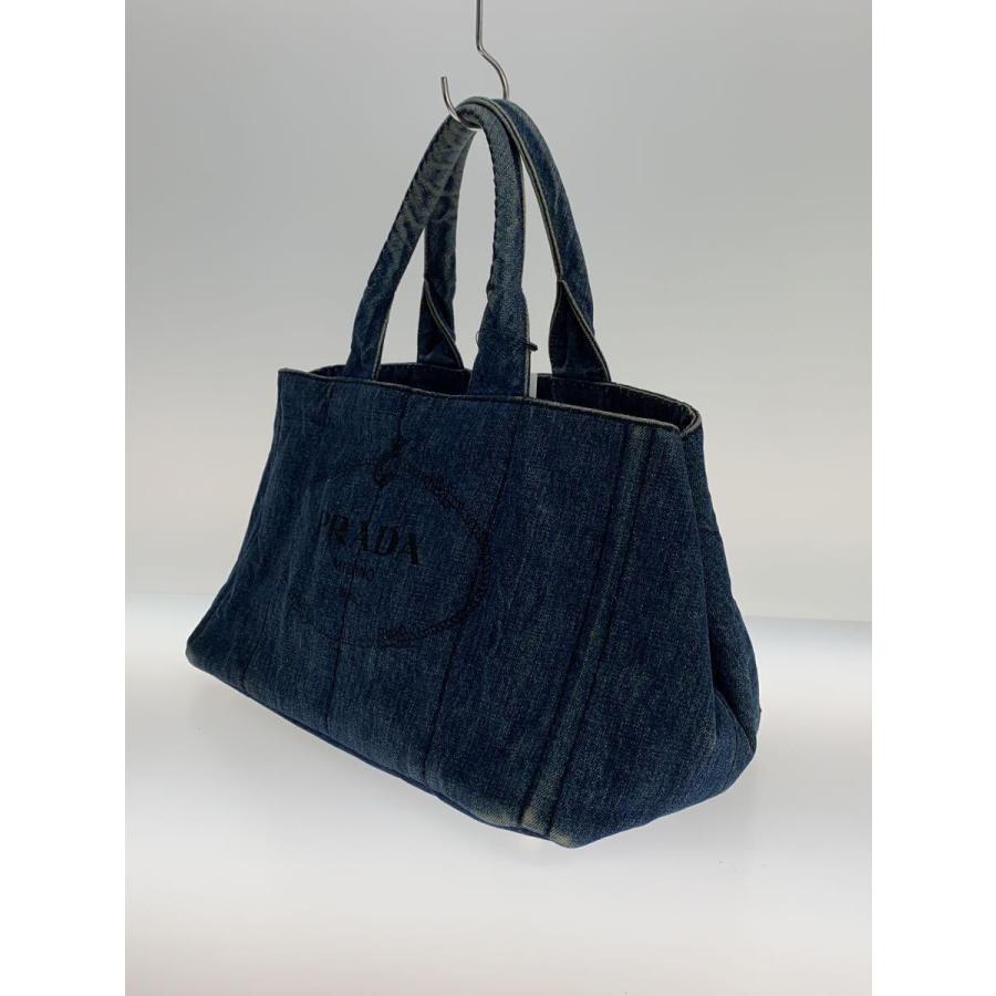 PRADA◇カナパ/トートバッグ/デニム/IDG/B1877B : 2320391937074 PRADA◇カナパ/トートバッグ/デニム/IDG/B1877B : 2320391937074