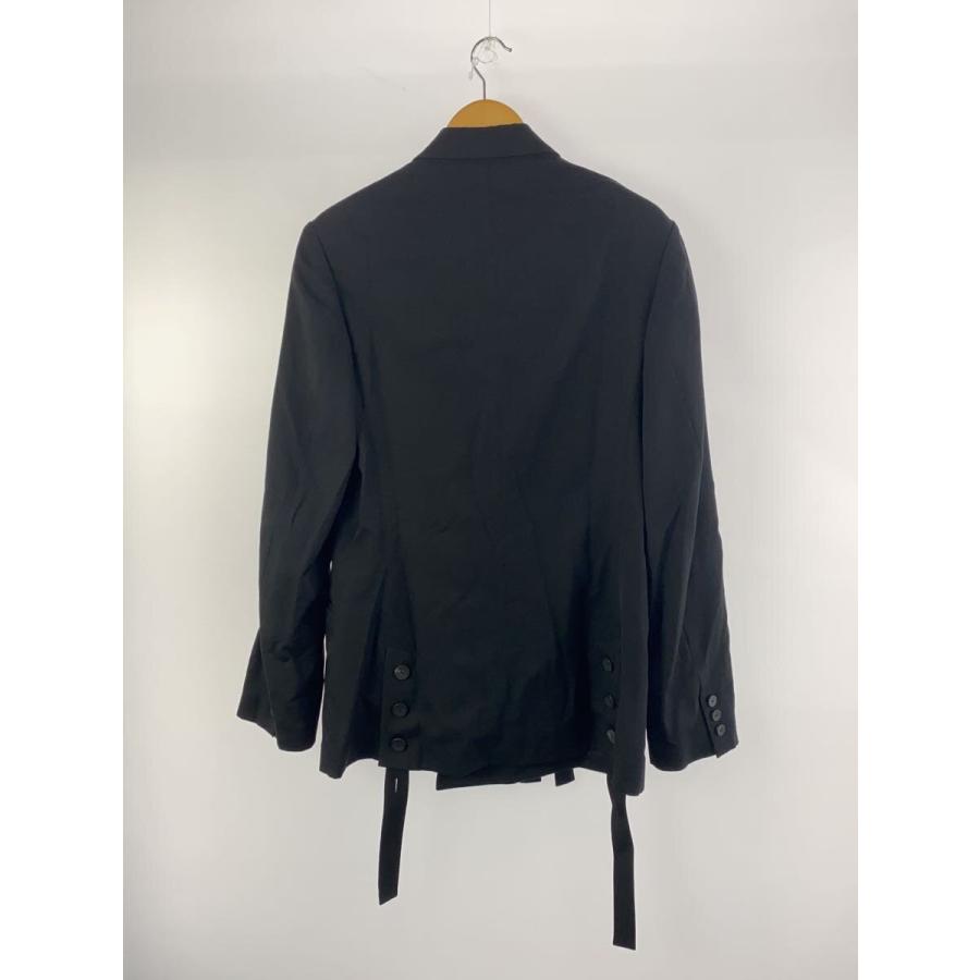 yohji yamamoto POUR HOMME◇シワギャバフラシベルト付ピークドラペル 