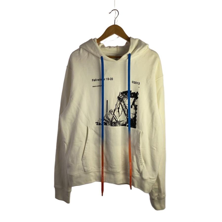 OFF-WHITE◇パーカー/XL/コットン/WHT/OMBB034F19E30013 : セカンド 