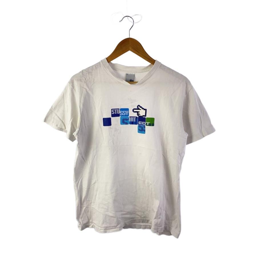 OLD Stussy 00s Tシャツ Mサイズ STUSSY◇00s/USA製/Tシャツ/M/コットン/WHT : セカンドストリートYahoo