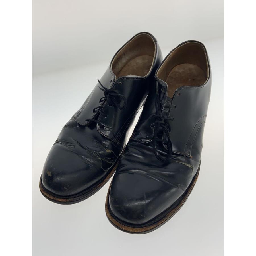 US.NAVY◇80s/サービスシューズ/9R/ドレスシューズ/US9/BLK