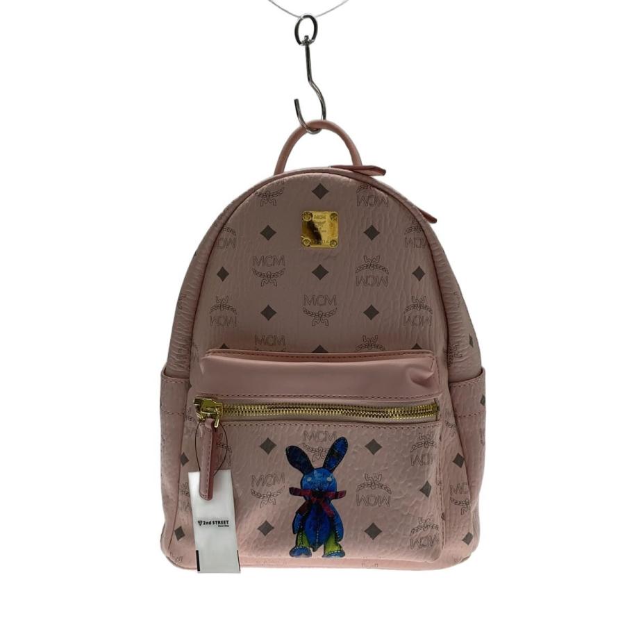 MCM◇リュック/レザー/PNK/無地/B0904// : セカンドストリートYahoo!店
