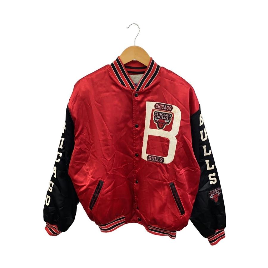 超希少』 SSB シカゴブルズ スタジャン NBA 両面刺繍ロゴ 黒 XL 超希少