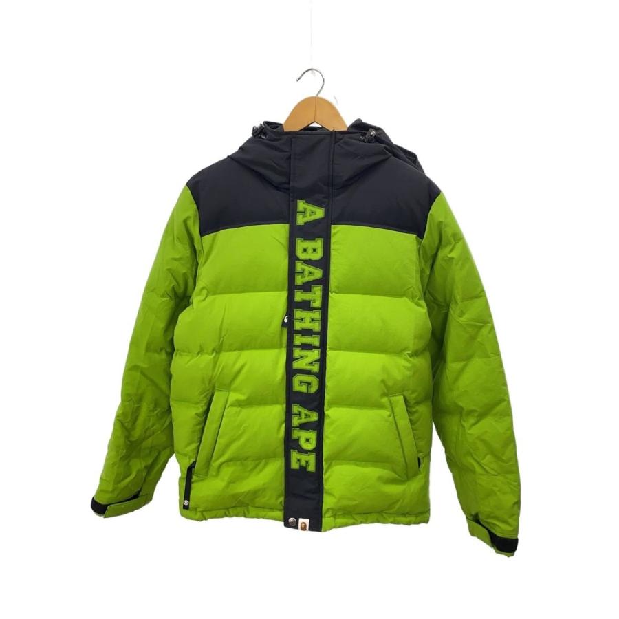 A BATHING APE◇ダウンジャケット/L/ナイロン/GRN/001HJ0601603X 