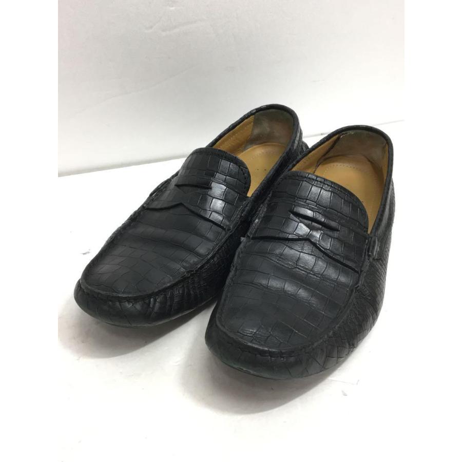 GIORGIO ARMANI◇ローファー/--/BLK/X2B004 : セカンド GIORGIO ARMANI◇ローファー/--/BLK/X2B004 : セカンド