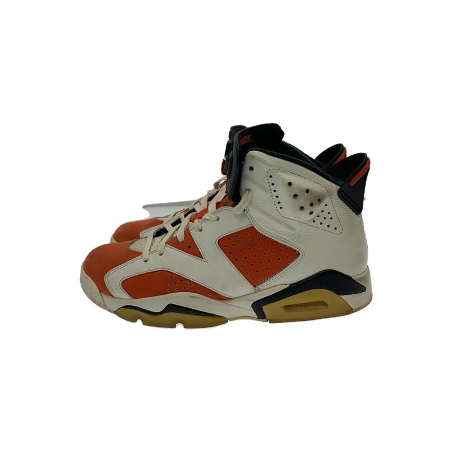 NIKE◇AIR JORDAN 6 RETRO/エアジョーダンレトロ/ホワイト/384664-145 