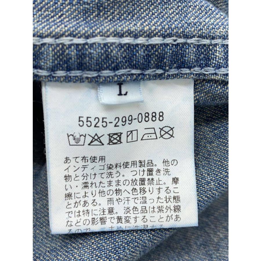 UNITED ARROWS & SONS◇カバーオール/L/コットン/BLU/無地/55252990888
