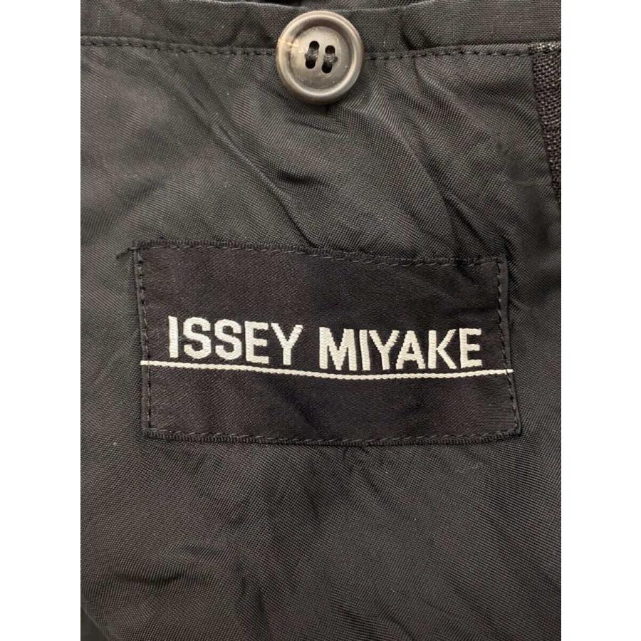 ISSEY MIYAKE◇セットアップ/--/リネン/BLK/無地/ME21-FF010 