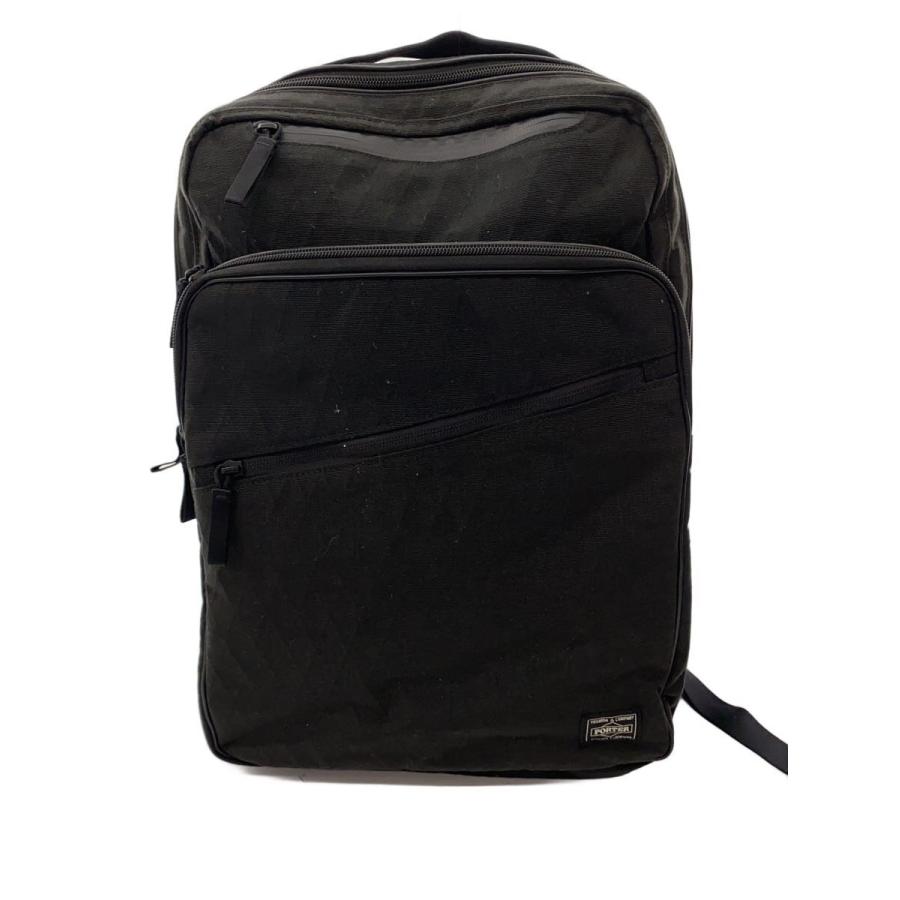 【美品】porterリュック★完売品 PORTER◇リュック/コットン/BLK// : セカンドストリートYahoo!店