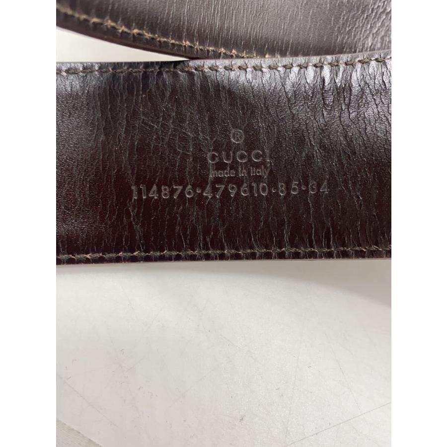 GUCCI◇ベルト_GGキャンバス_インターロッキングG/キャンバス/BEG/総柄