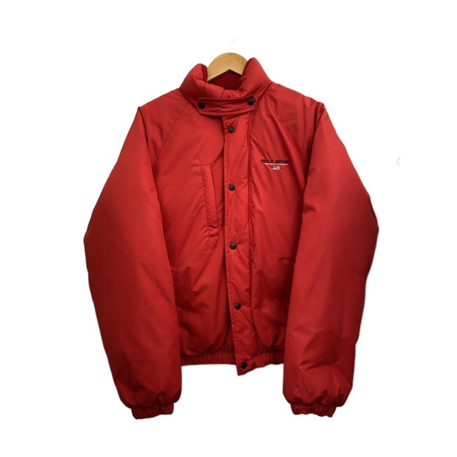 POLO SPORT◇ダウンジャケット/M/ナイロン/RED/JR-RL-LA-0703