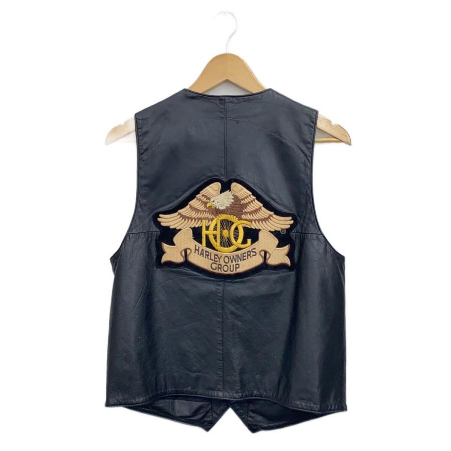 Harley-Davidson ベスト HARLEY DAVIDSON◇ベスト/M/レザー/BLK// : セカンドストリートYahoo