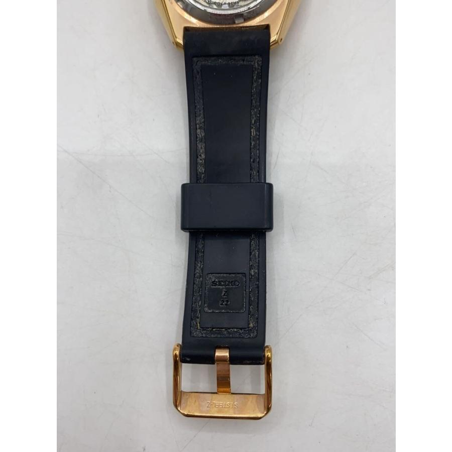 SEIKO◇自動巻腕時計/アナログ/ラバー/BLK/4R36-07G0// : セカンド
