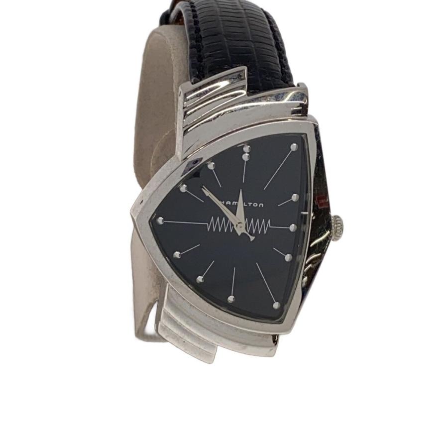 HAMILTON ベンチュラ 腕時計 クォーツ クオーツ H244110 HAMILTON◇ベンチュラ/クォーツ腕時計/アナログ/BLK/H244110