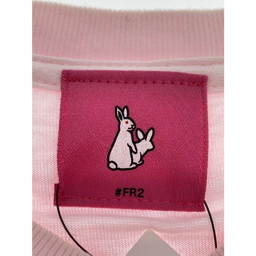FR2 梅　ラガーシャツ FR2◇梅/頭狂色情兎/NO SEXUAL SERVICES/Tシャツ/M/コットン/PNK