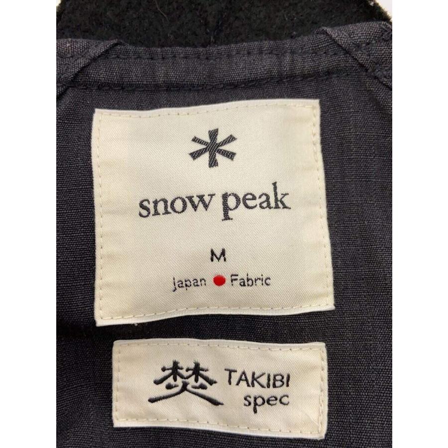 snow peak◆21AW/TAKIBI VEST/ベスト/M/コットン/BLK/JK-21AU102｜ssol-shopping｜03