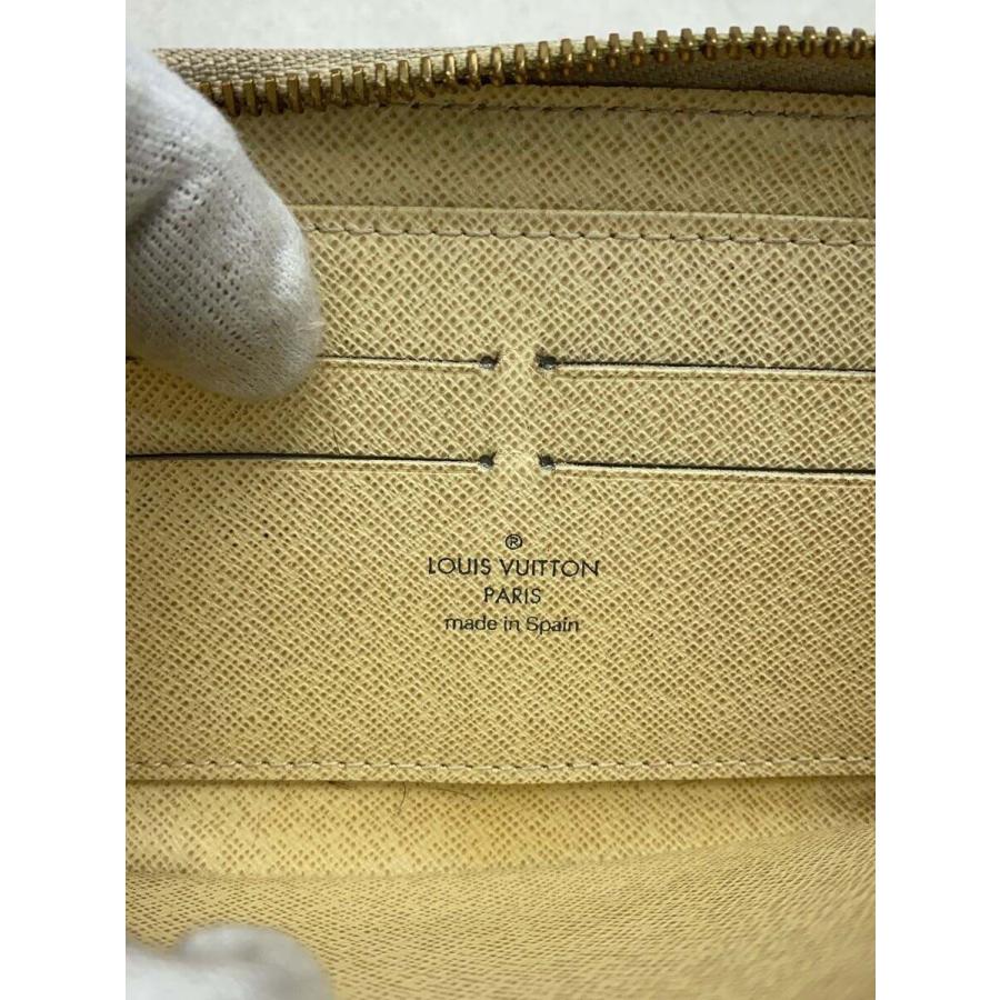 LOUIS VUITTON◇ジッピー・ウォレット_ダミエ・アズール_WHT/PVC/WHT