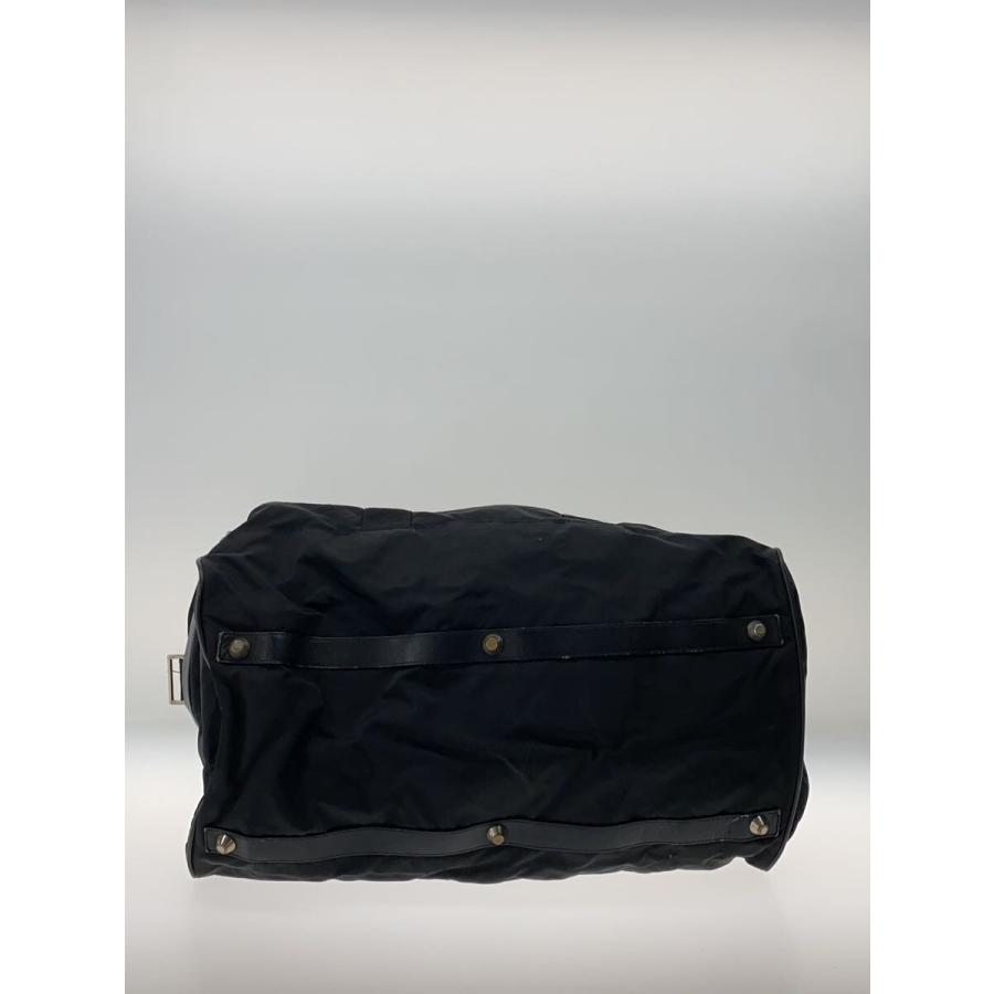 PRADA◆ボストンバッグ/2WAY/三角ロゴ/ナイロン/BLK//_3