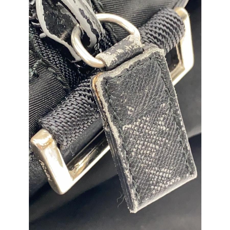 PRADA◆ボストンバッグ/2WAY/三角ロゴ/ナイロン/BLK//_6