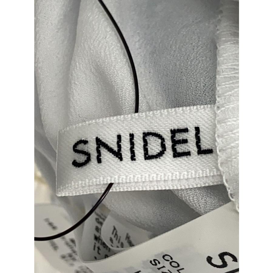 SNIDEL◇ギャザーオフショルブラウス/one/ポリエステル/ホワイト/花柄