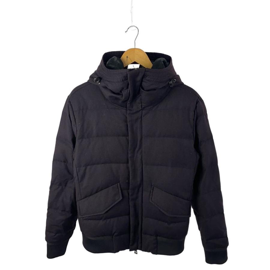 AKM◇ダウンジャケット/M/ポリエステル/BLK/無地 : セカンドストリート
