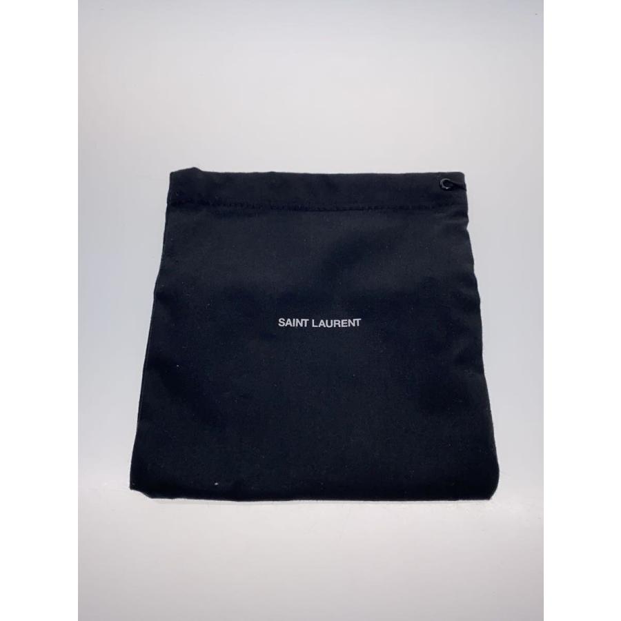 SAINT LAURENT◇フラグメントケース/カードケース/--/BLK/無地/メンズ