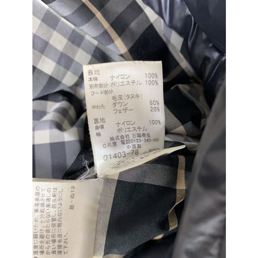 BURBERRY BLUE LABEL◇ダウンジャケット/40/ナイロン/BLK/FRF01-532-09