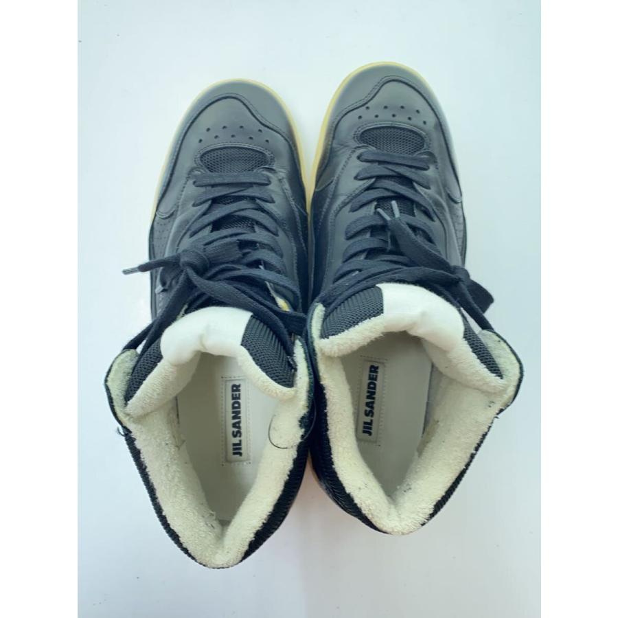 JIL SANDER バスケットハイスニーカー JIL SANDER◇BASKET HI/ハイカットスニーカー/42/BLK/レザー