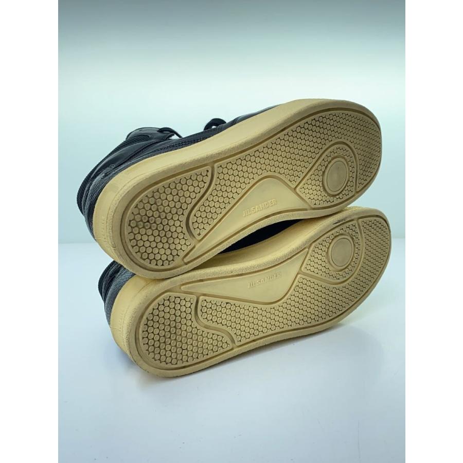 JIL SANDER◇BASKET HI/ハイカットスニーカー/42/BLK/レザー