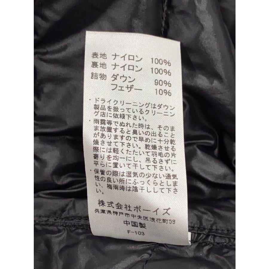 DANTON◇ダウンベスト/40/ナイロン/BLK/JD-8752// : セカンド
