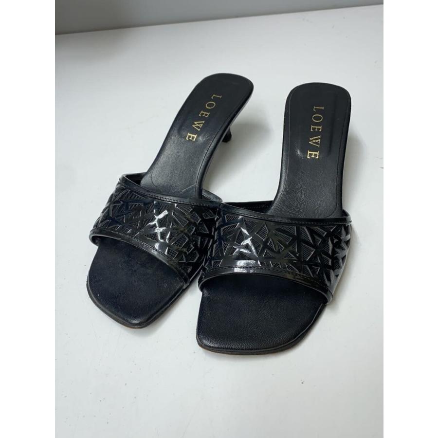 LOEWE◇サンダル/36/BLK/レザー// : セカンドストリートYahoo!店