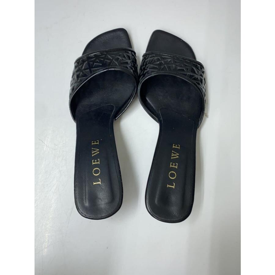 LOEWE◇サンダル/36/BLK/レザー// : セカンドストリートYahoo!店