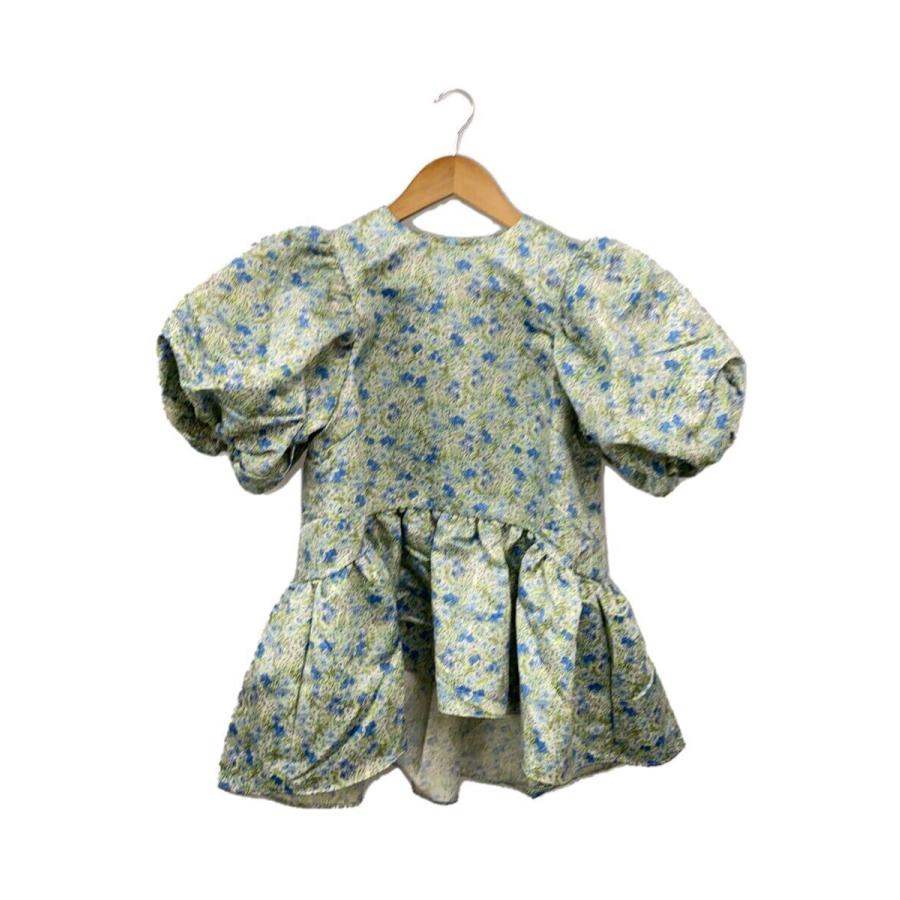 TSURU By MARIKO OIKAWA◇25SS/ペプラムトップス/半袖ブラウス/one 