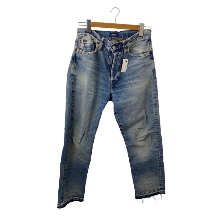 Polo Ralph Lauren ストレートデニム　32/30 タグあり美品 POLO RALPH LAUREN◇ヘリテージストレートディストレストジーンズ/30