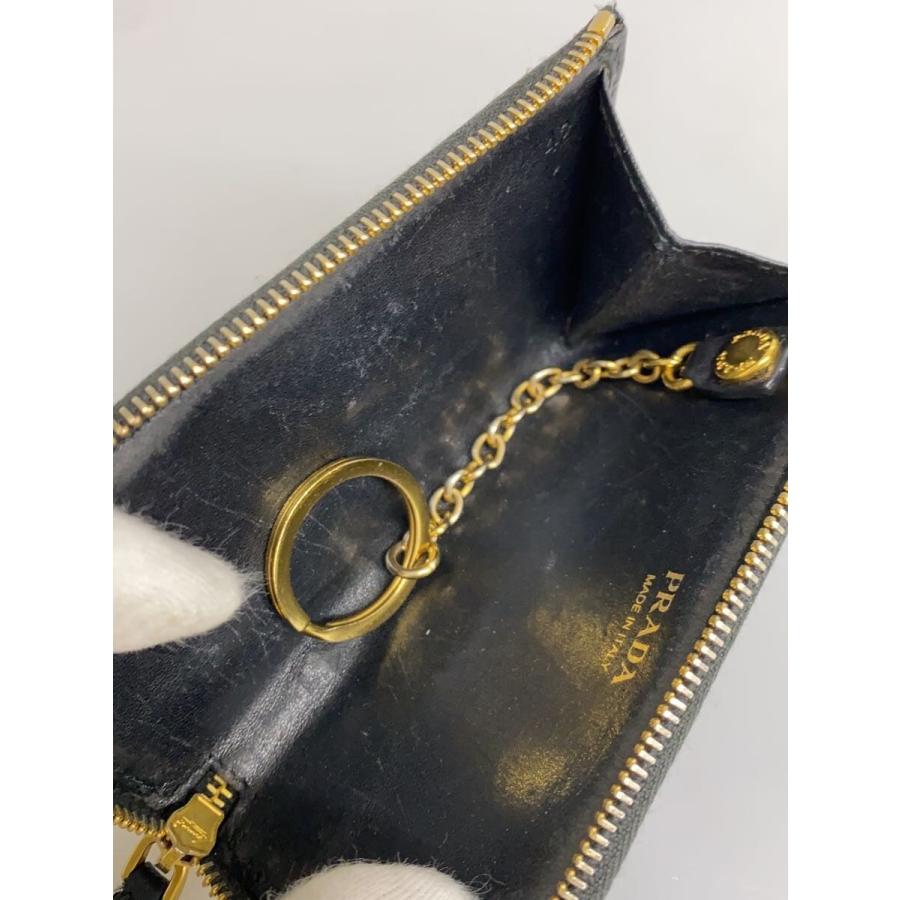 PRADA◇コインケース/--/BLK/メンズ/内側小傷有 : セカンドストリート 