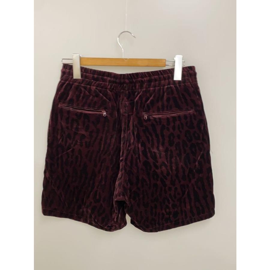 WACKO MARIA◇22SS/LEOPARD VELVET SHORTS/S/コットン/BRD/レオパード